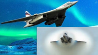 [ẢNH] Cú tăng tốc kinh hoàng của Tu-160 khiến F-35 