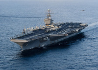 [ẢNH] Siêu tàu sân bay Mỹ tập trận rầm rộ sát Iran, điều gì sắp xảy ra?