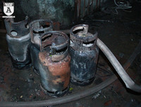 Hà Nội: Cháy rụi cửa hàng giặt là và sang chiết gas ở Vũ Tông Phan