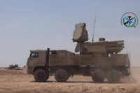 [ẢNH] Pantsir-S1 Syria phóng 9 quả đạn mới chặn nổi 1 tên lửa Israel