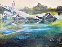 Tái hiện làng hoa Ngọc Hà qua tranh bích họa