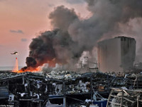 [ẢNH] Cận cảnh hiện trường vụ nổ kinh hoàng ở Lebanon làm 78 người chết