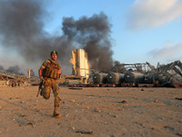 [ẢNH] Cận cảnh hiện trường vụ nổ kinh hoàng ở Lebanon làm 78 người chết