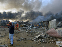 [ẢNH] Cận cảnh hiện trường vụ nổ kinh hoàng ở Lebanon làm 78 người chết