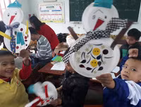 Gieo tình yêu và đốm lửa say mê học tập, sáng tạo ở một điểm trường xa