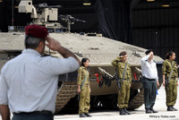 [ẢNH] Sự thực vụ thiết giáp nặng nhất thế giới Namer của Israel bị Hamas bắt sống