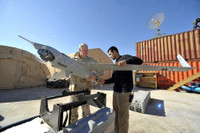 [ẢNH] Phiến quân Yemen bắn rơi UAV do Mỹ chế tạo