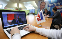 Các đảng phái, ứng viên bước vào 'ngày im lặng' trước thềm bầu cử tổng thống Nga