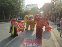 Chùm ảnh: Lễ rước đón bằng di tích lịch sử Đền-Đình Lương Sử