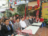 Chùm ảnh: Lễ rước đón bằng di tích lịch sử Đền-Đình Lương Sử