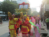 Chùm ảnh: Lễ rước đón bằng di tích lịch sử Đền-Đình Lương Sử