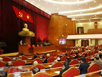 Hình ảnh Ban Bí thư TW Đảng gặp mặt cán bộ lãnh đạo nghỉ hưu