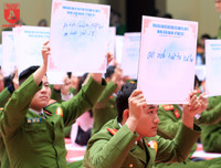 Hội thi thể hiện trí tuệ, bản lĩnh chính trị của Trung đoàn Cảnh sát Bảo vệ mục tiêu