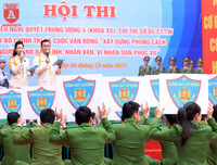 Hội thi thể hiện trí tuệ, bản lĩnh chính trị của Trung đoàn Cảnh sát Bảo vệ mục tiêu