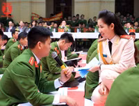 Hội thi thể hiện trí tuệ, bản lĩnh chính trị của Trung đoàn Cảnh sát Bảo vệ mục tiêu