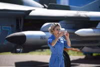 [ẢNH] Tiêm kích MiG-35 của Nga bị 