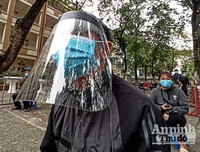 [ẢNH] Cận cảnh việc thực hiện xét nghiệm nhanh Covid- 19, 10 phút có kết quả ngay ở Hà Nội