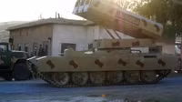 [ẢNH] Pháo phản lực khủng khiếp nhất thế giới của Syria tiếp tục trút bão lửa lên đầu phiến quân
