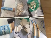 Cận cảnh số lượng lớn ngà voi giả được cán bộ Hải quan đánh tráo