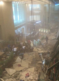 Cháy Sở giao dịch Chứng khoán Indonesia