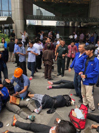 Cháy Sở giao dịch Chứng khoán Indonesia