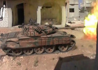 [ẢNH] Phận bi tráng của chiến tăng T-55MV Syria trên cánh đồng chết Idlib