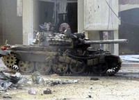 [ẢNH] Phận bi tráng của chiến tăng T-55MV Syria trên cánh đồng chết Idlib