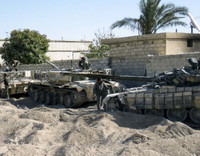 [ẢNH] Phận bi tráng của chiến tăng T-55MV Syria trên cánh đồng chết Idlib