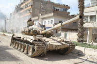 [ẢNH] Nga viện trợ cho Syria phiên bản xe tăng T-90 siêu đặc biệt