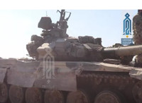 [ẢNH] Chưa kịp thị uy Thổ Nhĩ Kỳ, siêu tăng T-90A Syria đã bị phiến quân tóm sống