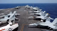 [ẢNH] Căng thẳng tột độ khi nhóm tác chiến tàu sân bay USS Abraham Lincoln sẵn sàng tấn công Iran