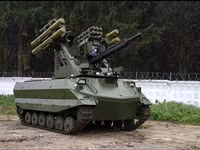 [ẢNH] Được tái triển khai, robot 'tử thần' Uran-9 Nga sẽ phô diễn bản năng sát thủ