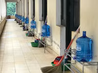 Cận cảnh bên trong khu cách ly tập trung Trung tâm Giáo dục Quốc phòng và An ninh, Đại học Quốc gia Hà Nội