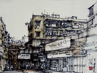 Hà Nội dịu dàng, thương nhớ trong tác phẩm ký họa