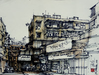 Hà Nội dịu dàng, thương nhớ trong tác phẩm ký họa