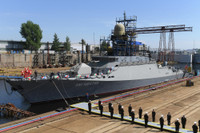 [ẢNH] Nga hạ thủy tàu tên lửa cỡ nhỏ với thời gian đóng lâu kỷ lục