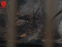 Cận cảnh hiện trường vụ cháy chợ Quang, xã Thanh Liệt, huyện Thanh Trì