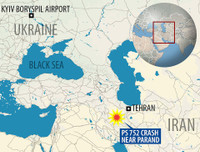 [ẢNH] Cận cảnh hiện trường vụ tai nạn máy bay thảm khốc tại Iran, không ai sống sót