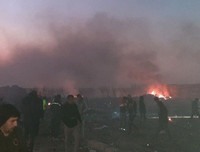 [ẢNH] Cận cảnh hiện trường vụ tai nạn máy bay thảm khốc tại Iran, không ai sống sót