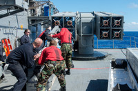 [ẢNH] Hệ thống tên lửa phòng không đặc biệt trên tàu sân bay Mỹ