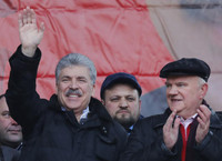 [Chùm ảnh] Nước Nga rốt ráo chuẩn bị cho cuộc bầu cử tổng thống 2018