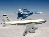 [ẢNH] Su-27 Nga bị chiến đấu cơ NATO 