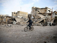 Cảnh điêu tàn xót xa ở Đông Ghouta vì chiến tranh tàn phá (2)