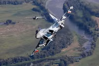 [ẢNH] ‘Quái thú’ Su-35S Nga chặn đứng tiêm kích F-35I Israel trên không phận Syria