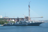 [ẢNH] Tàu chống ngầm cỡ lớn của Nga nhận tên lửa siêu thanh Zircon cực mạnh