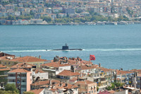 [ẢNH] Thổ Nhĩ Kỳ dọa 'bóp yết hầu' Bosphorus, chặn đường tiếp vận của Nga cho Syria