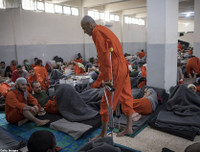 [ẢNH] Lo sợ tù nhân nổi loạn, lực lượng người Kurd tăng cường an ninh tại các nhà tù IS