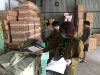 Cận cảnh số hàng hóa 