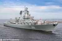 [ẢNH] Nga cấp tốc điều tuần dương hạm Nguyên soái Ustinov tới Syria sau khi hoàn thành nâng cấp