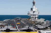 [ẢNH] Tàu sân bay hạt nhân tới Syria, Mỹ ra đi, Pháp thay thế, Nga vẫn lưng chừng một nỗi lo?